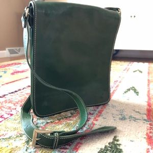 Genuine Italian Leather Messenger Bag